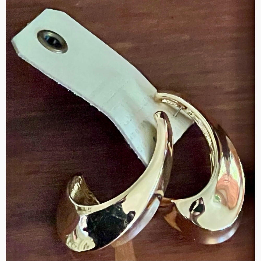 Anthropologie Petra XL Wavy Earrings